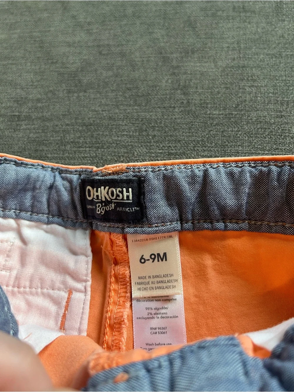Mixed Brand Baby Boy’s 6-9 Month Shorts